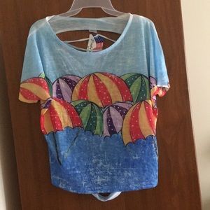 Umbrella Theme T-shirt- and Matching Tote